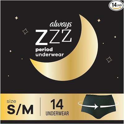 Always Zzzs Overnight Disposable Period Underwear卫生巾护垫