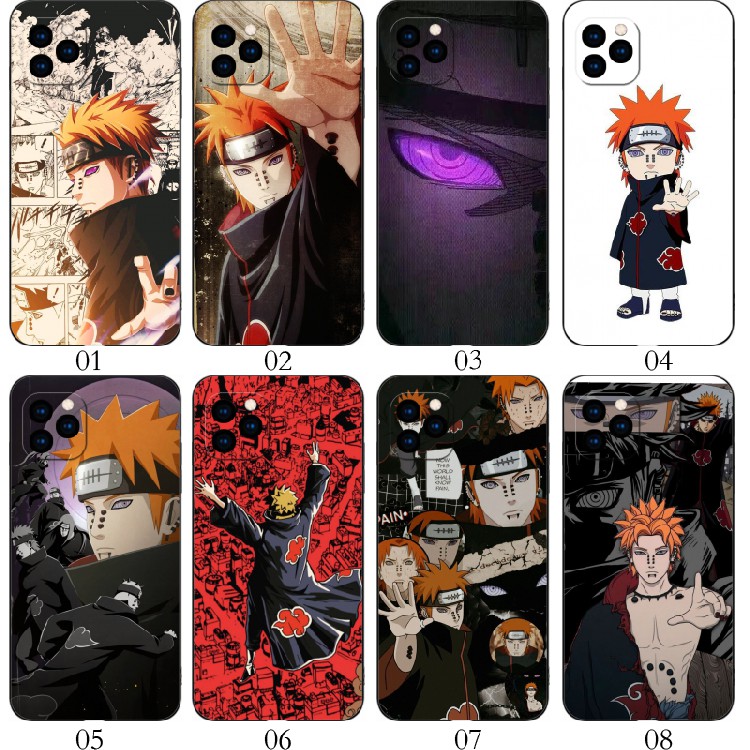 火影忍者 佩恩 适用iPhone苹果 15/11/13 Pro/12 mini/14 Max/Plus/XS/XR/X/8/7/6/5/红米Note 12/12R手机壳