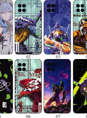 eva福音战士 适用 OPPO A92/A72/A15/A53 5G/Reno4 SE/A35/realme/V13/V3/V11/V11S/Q3/Q3i/iPhone/vi手机壳