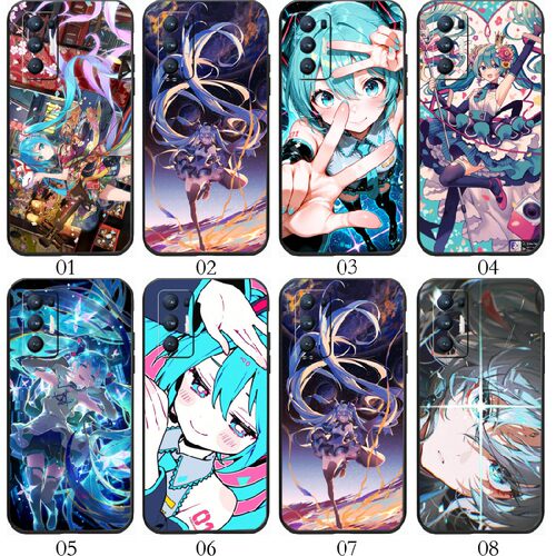 初音未来 适用 realme GT/2T/Neo/闪速版/大师探索版/一加 9/Pro/9R/RT/8T/Ace 2V/魅族18/Neo5 SE手机壳
