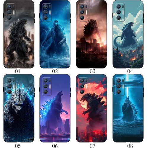 哥斯拉 适用 VIVO Y76s/Y53s/Q3/2T/realme GT Neo/Q3t/V5/V60/V70/V70S/一加 8T/9/9R/RT/X30 Max手机壳