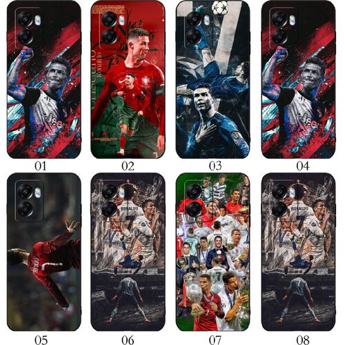 C罗 足球 适用OPPO Reno 11/A57/8/7 SE/9 Pro+/K10/A2/A1/A58x/A36/vivo S15e/S17e/Y77t/Y77e/Y78m手机壳