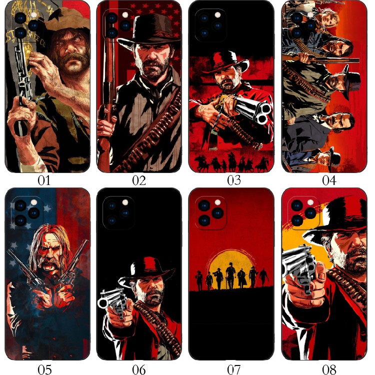 荒野大镖客救赎2 适用iPhone苹果 15/11/13 Pro/12 mini/14 Max/Plus/XS/XR/X/8/7/6/5/红米Note 12/1手机壳