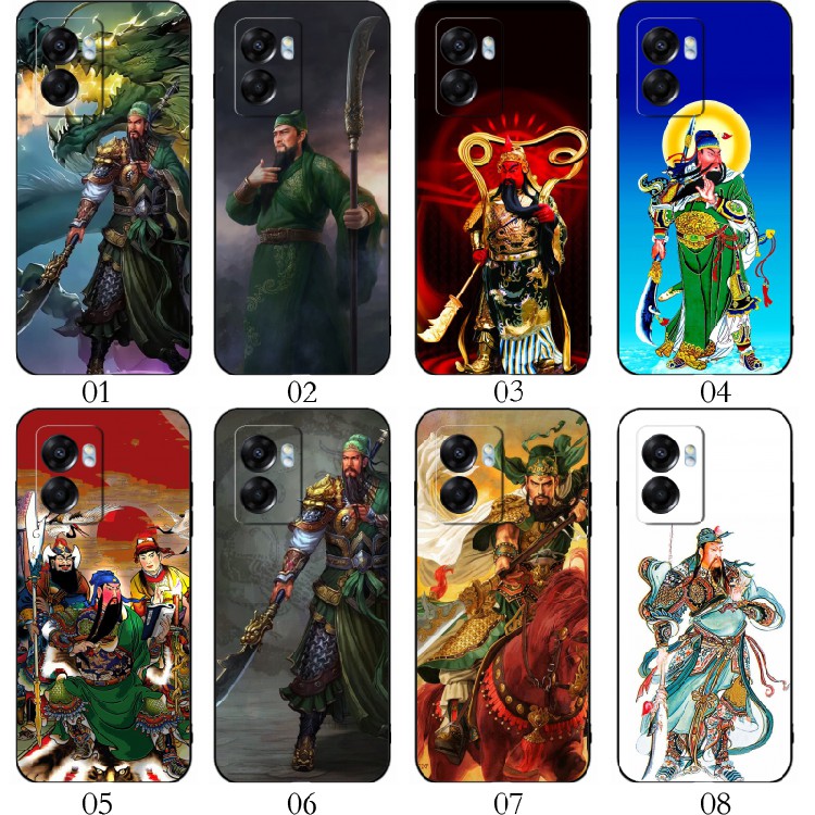 关公关羽 适用vivo S15 Pro/Y73t/Y77/Y78 Plus/T2x/Y100/Y100i/Y55s/Y33s/Y32/Y33e/Y21S/Y21/T1手机壳