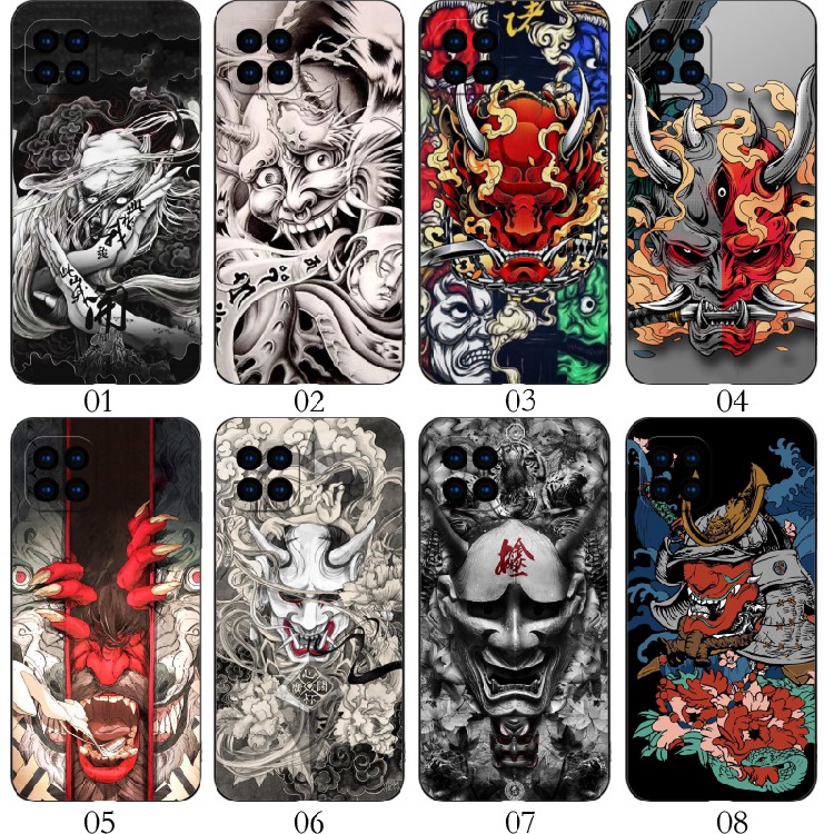 恶魔般若 适用 华为 nova8 SE/Pro+/7i/红米Note 13/6/K70/10A/9C/小米11/13/14/青春10/realme Q手机壳