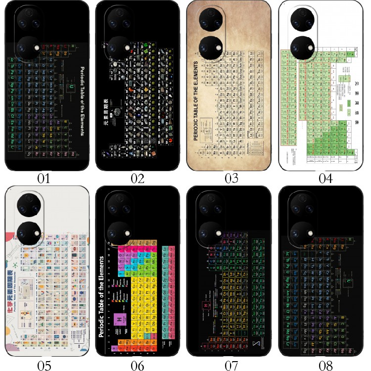 元素周期表 适用 红米 Note 11T Pro+/OPPO A1 活力版/一加 Nord N20/iQOO Z7i/12T/一加 Ace 2V手机壳