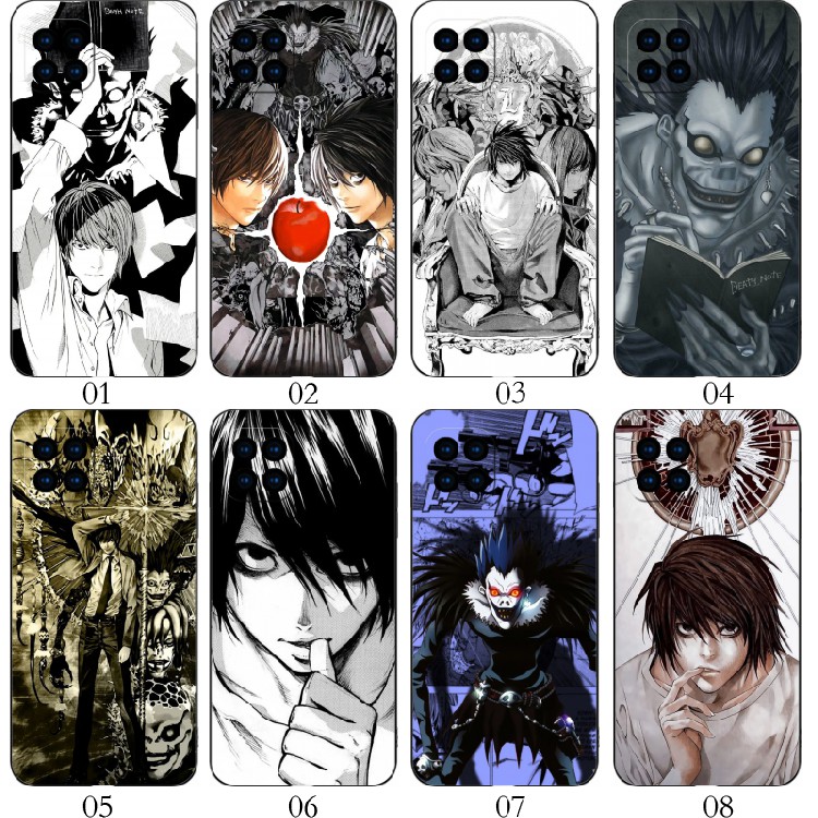 死亡笔记 适用 华为 nova8 SE/Pro+/7i/红米Note 13/6/K70/10A/9C/小米11/13/14/青春10/realme Q手机壳