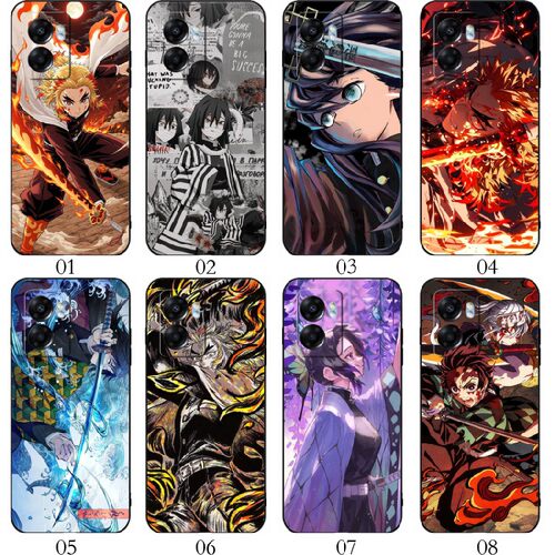 鬼灭之刃 适用 红米 Note 13 Pro/11E/12 Turbo/12R/+/K60/realme GT Neo2/GT2/V30/V23/10/Q5/Neo5手机壳