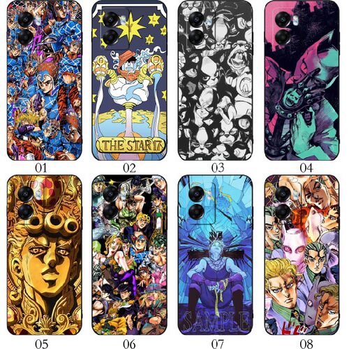 jojo 奇妙冒险 适用iQOO Z8/U5/Neo6 SE/Z6/Z7/11 Pro/11S/10/9/8/Neo8/Neo7/红米 12/12R/realme V30手机壳