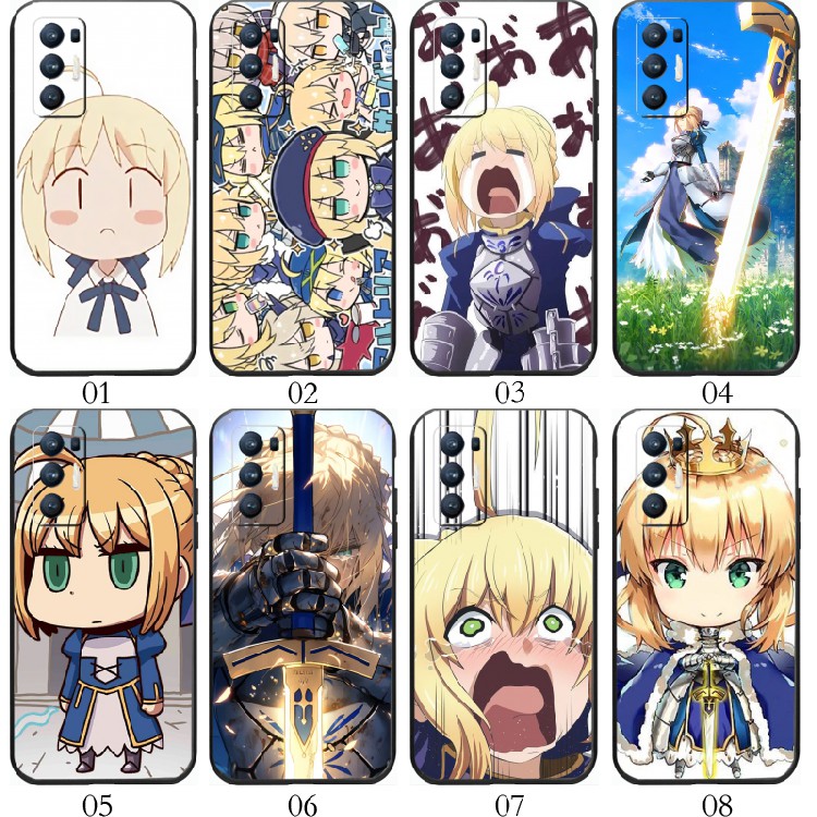 吾王fgo贞德saber 适用 荣耀80 Pro 直屏版/30 +/V40 轻奢版/V30 Pro/GT/Play5T/4T/X30 max/X10/X20手机壳