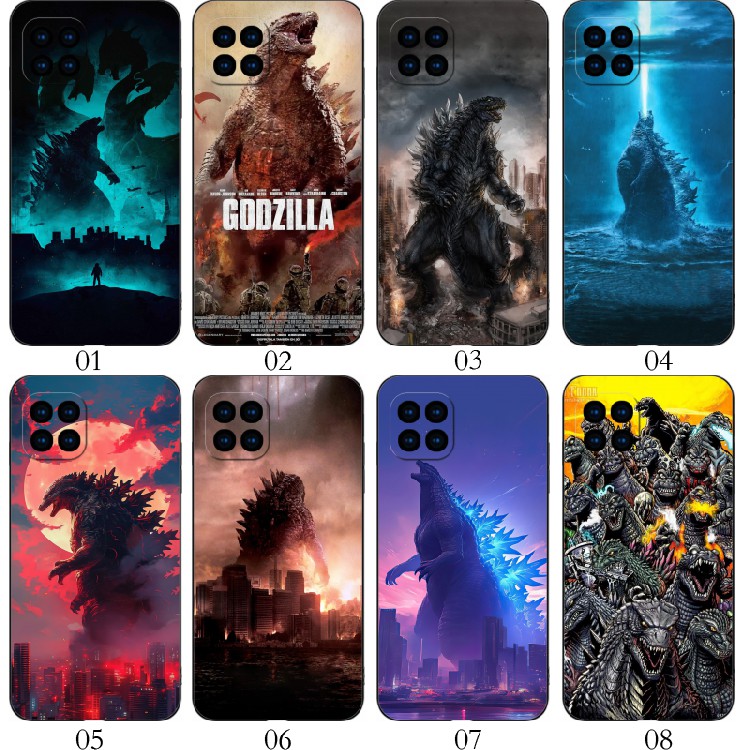 哥斯拉 适用 华为 nova8 SE/Pro+/7i/红米Note 13/6/K70/10A/9C/小米11/13/14/青春10/realme Q手机壳