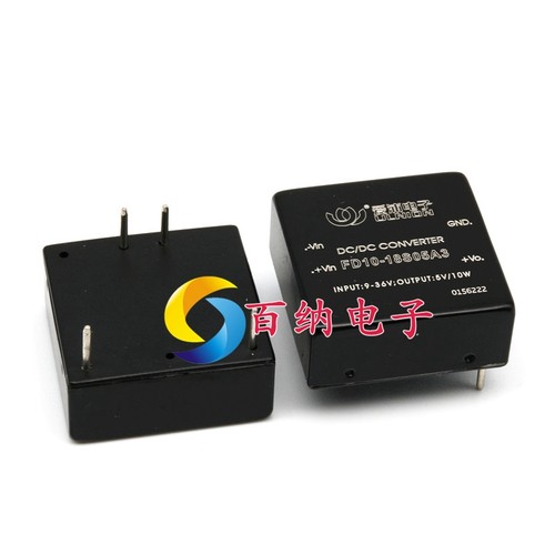 官方代理FD10-18S05A3 宽范围输入 ( 4:1) 输出功率 10W DC-DC 模