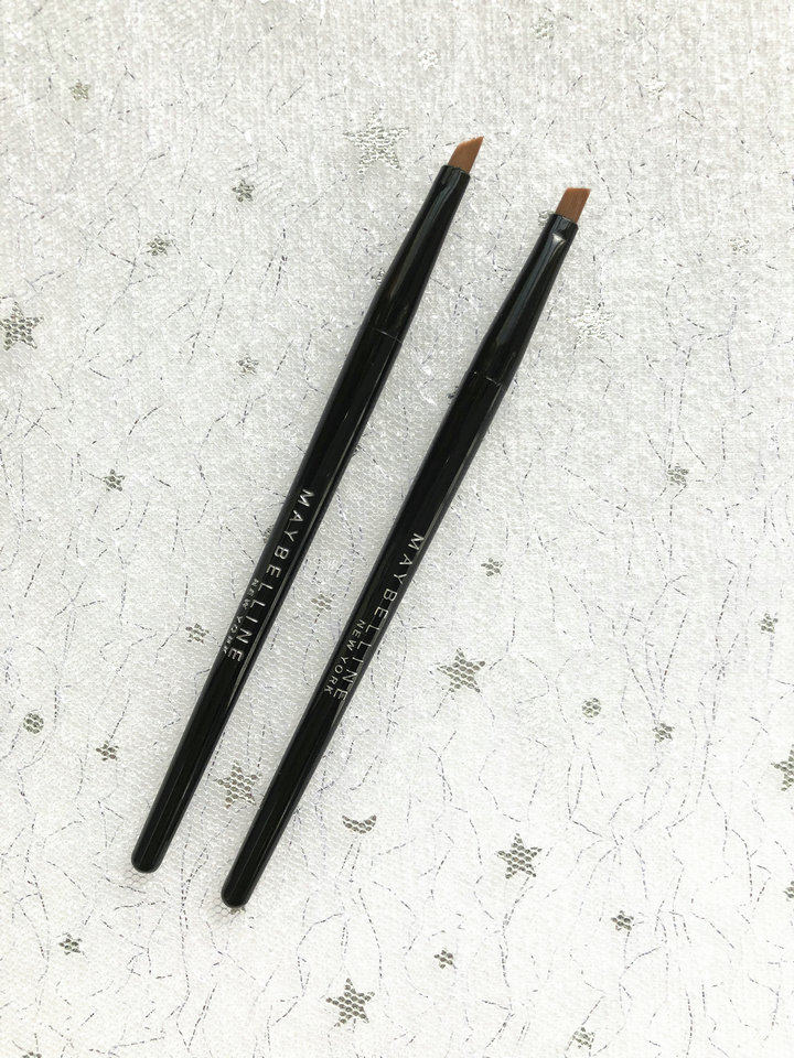 斜口眉刷用眼影画眼线刷 镇店好用chao精致 美宝宝国货化妆刷带盖