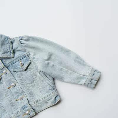 敲级美~~~女童秋季软牛仔刺绣美人鱼牛仔外套上衣珍珠扣牛仔衣|ruв категории Детская одежда, пальто/пиджак/пальто, обычные пальто - от Buy2taobao.com для оказания профессиональной услуги покупки агента Taobao