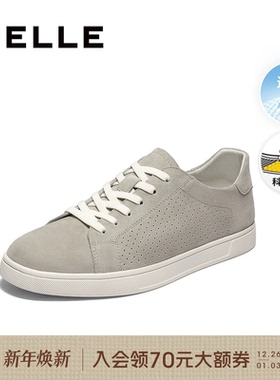 百丽男鞋透气小白鞋2025夏季新款百搭休闲运动跑步板鞋子8SC01BM5