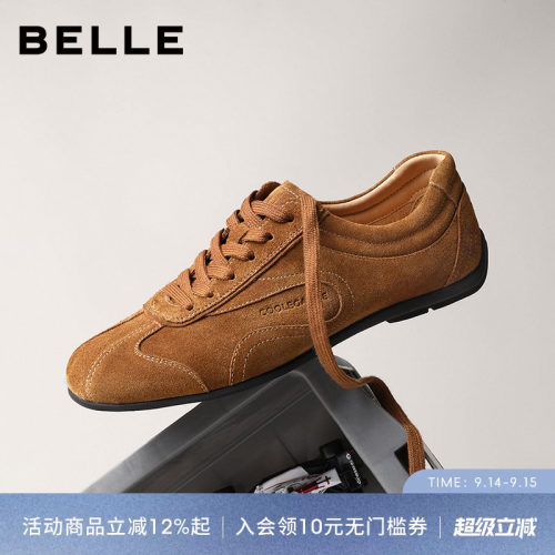 百丽休闲运动跑步阿甘德训板鞋