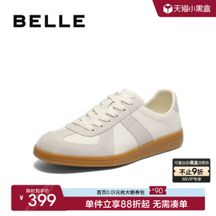 休闲软底板鞋 百丽男士 新款 春季 子8UM01CM5 复古运动跑步德训阿甘鞋