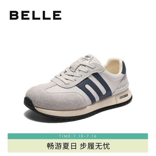 百丽休闲运动跑步阿甘德训板鞋