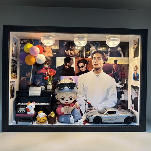 王嘉尔周边音乐盒圣诞情人节生日礼物送女朋友闺蜜手办礼盒