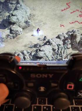 PC使用PS345手柄驱动有无线蓝牙连接电脑玩游戏远程教学支持steam