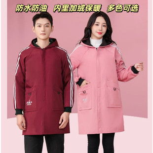 好看的套在羽绒服外面的罩衣可外穿洋气年轻款成人大人中长款秋冬