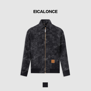 Eicalonce·25·FW 时尚百搭简约小香风提花纹理夹克SM12433