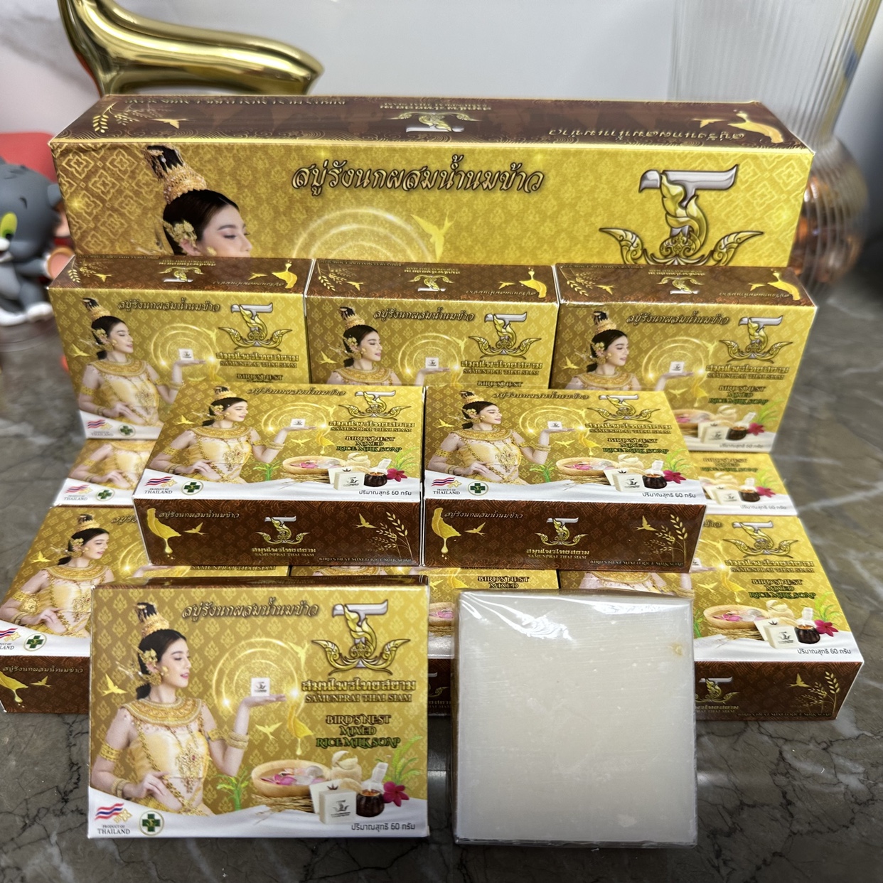 泰国原装正品捡漏香皂大米皂润肤