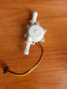 霍尔微型流量传感器脉冲饮水机水控机泡奶茶液体塑料涡轮仪表P832