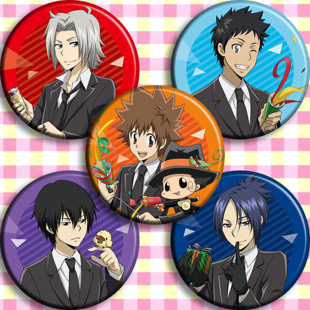 家庭教师reborn!b款动漫徽章胸章 二次元周边吧唧定制 海报挂件