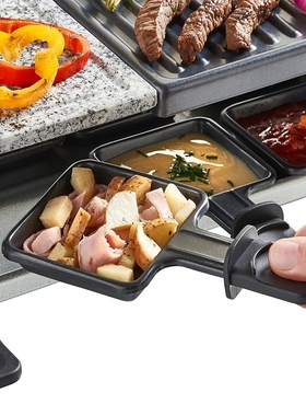 芝士奶酪电烤炉加热机烤肉盘手碟瑞士拉克莱特板烧raclette grill