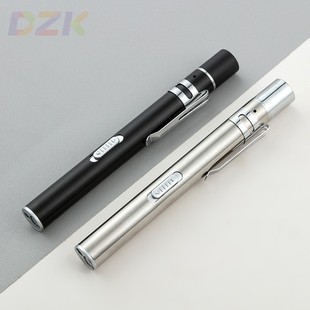 医用USB充电手电筒后按式手电 黄白双光口腔灯瞳孔笔双光源晨检.8