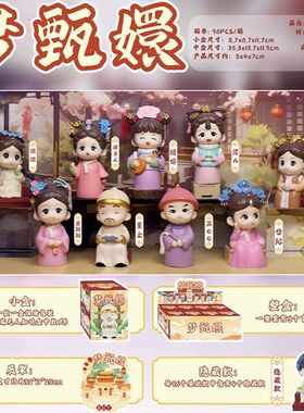 创意古风梦甄嬛盲盒国潮手办房间桌面装饰品摆件精美礼品一件代发