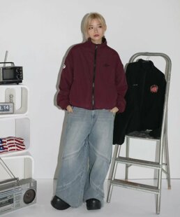 日单男女同款加绒保暖运动外套双面穿百搭夹克上衣棉服棉袄棉袄