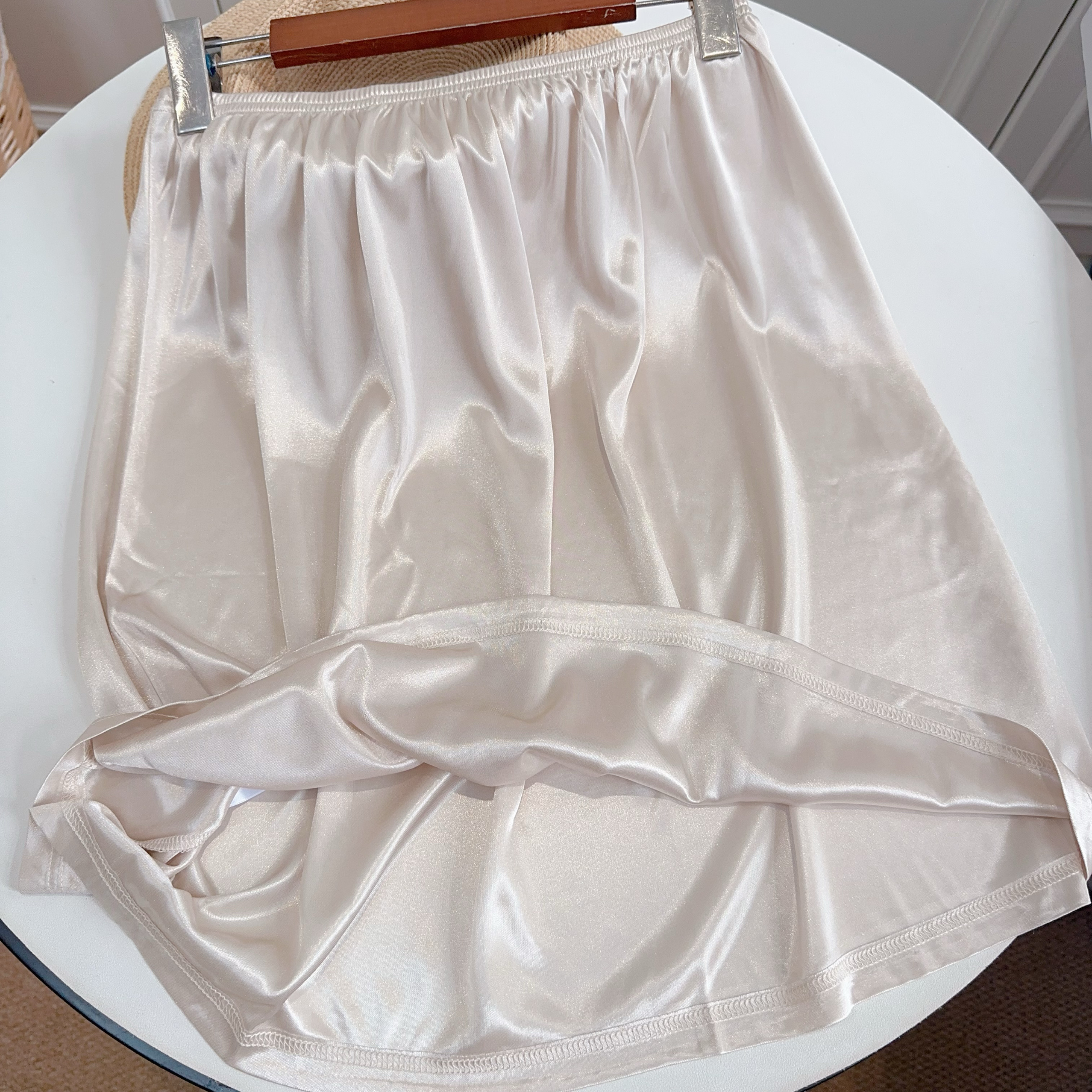 日单夏季新款安全裙衬裙女高腰显瘦防走光内搭裙