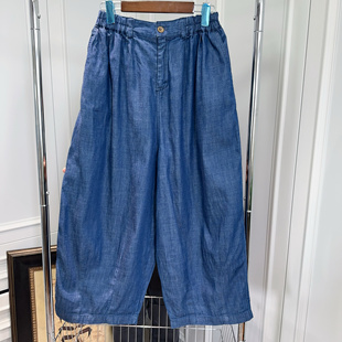 宽松裤 显瘦长裤 子休闲裤 气球裤 八个颜色 牛仔裤 兔子家日系女款