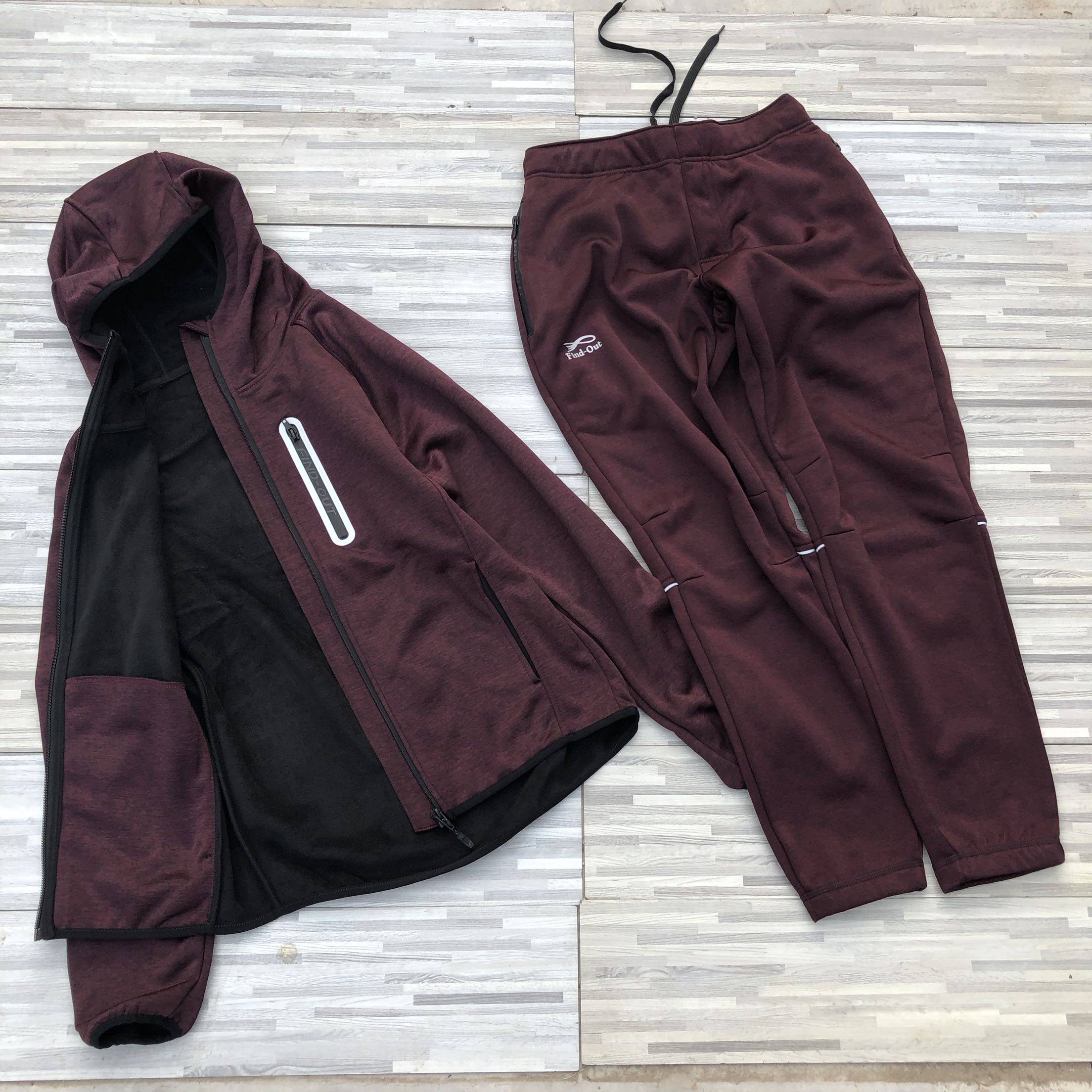 原单外贸日式男女保暖运动加绒舒适弹性运动外套裤子安全反光条,女装/女士精品,休闲运动套装,淘宝优惠券,粉丝福利购,淘宝优惠卷