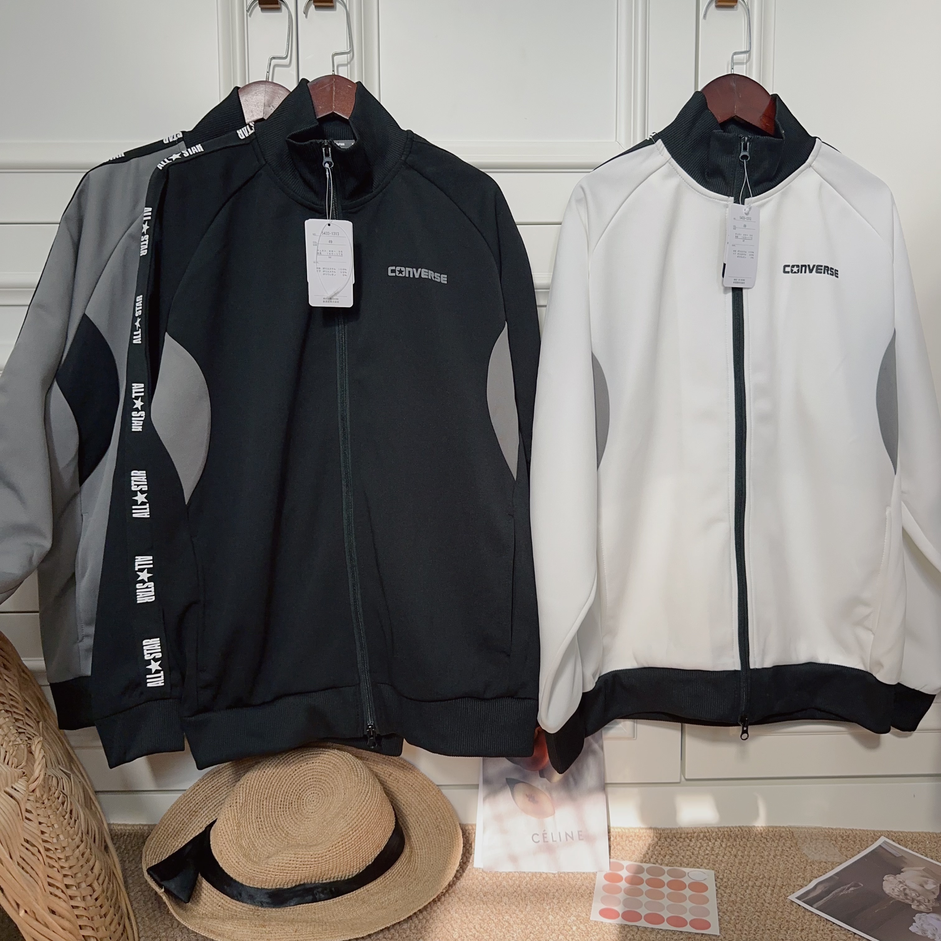 日单原单2025秋季男女同款女休闲宽松显瘦百搭立领夹克外套上衣