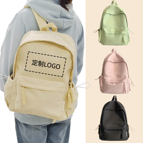 润禾男女加厚清新双肩书包初中生