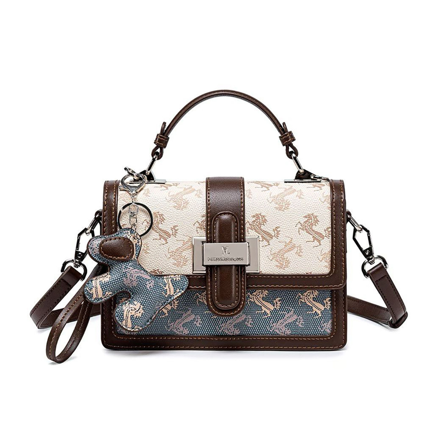 品牌包包真皮手提小方包女式小包包2026新款时尚高级感单肩斜挎包,箱包皮具/热销女包/男包,小方包,淘宝优惠券,粉丝福利购,淘宝优惠卷