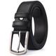 Mens Waist Belt Men Belts Leather Man For Jeans Black Male