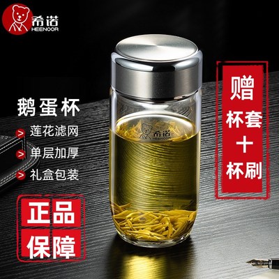 希诺高硼硅鹅蛋大肚玻璃杯