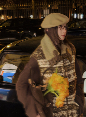 MOERSHOP  新年预备 经典系列两面穿费尔岛皮毛一体马甲