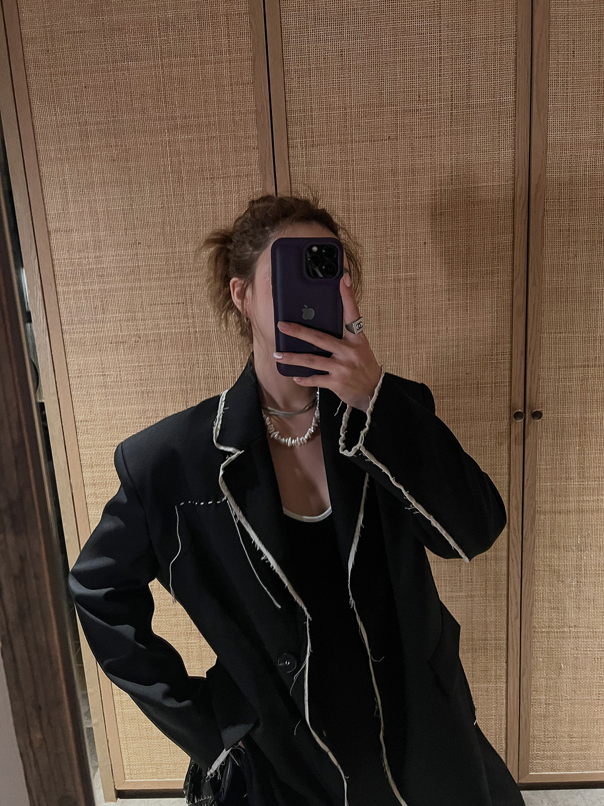 MOERSHOP 摩登棱角 黑色毛边西装外套女春2023新款高级设计感上衣,女装/女士精品,西装,淘宝优惠券,粉丝福利购,淘宝优惠卷