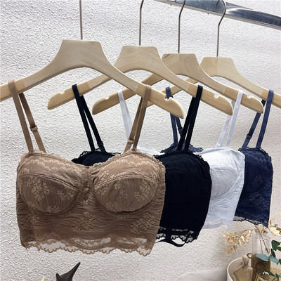 蕾丝欧版镂空露背性感外穿吊带夏