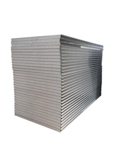 机制硅岩板复合夹心板屋顶隔热板铁皮泡沫夹心板净化隔板墙彩钢u.