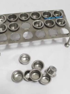 爆品鹤壁 徐州量热仪专用不锈钢发热量坩埚样品架 热值测试坩埚u.