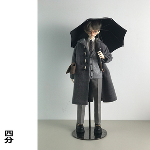 【定金】bjd娃衣四分五分六分学院风套装牛角扣大衣套装