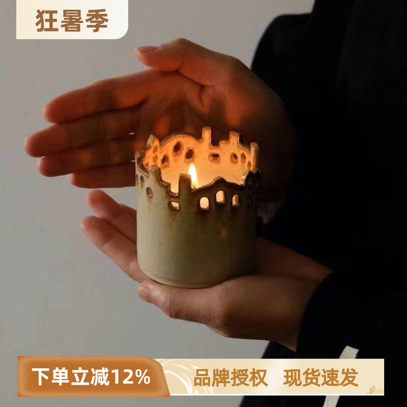 城市之中手作陶瓷香薰蜡烛