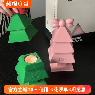 Bloom猫科动物香薰蜡烛松树香氛礼盒创意家居摆件高级伴手礼 Meow