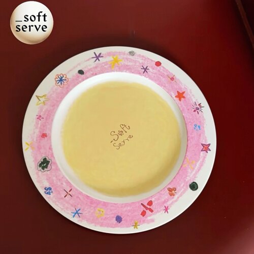 SoftServe蜡笔星星竹纤维餐盘